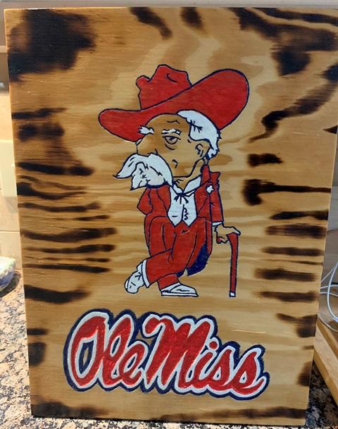 Commission piece for Ole MIss Rebel