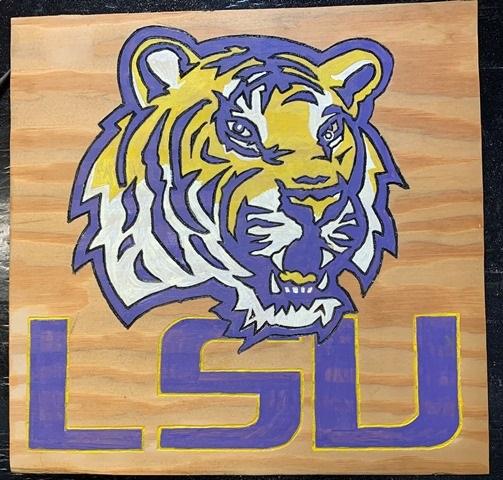 Commission piece for LSU Tiger